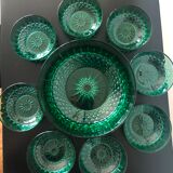 Dessert service Arcoroc emerald green