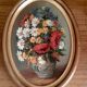 Painting tables oil bouquets of flowers