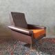 Vintage armchair in skaï