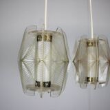 Vintage "spiderweb" chandelier, Czechoslovakia, 1960s