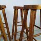 4 tabourets de bar brutaliste