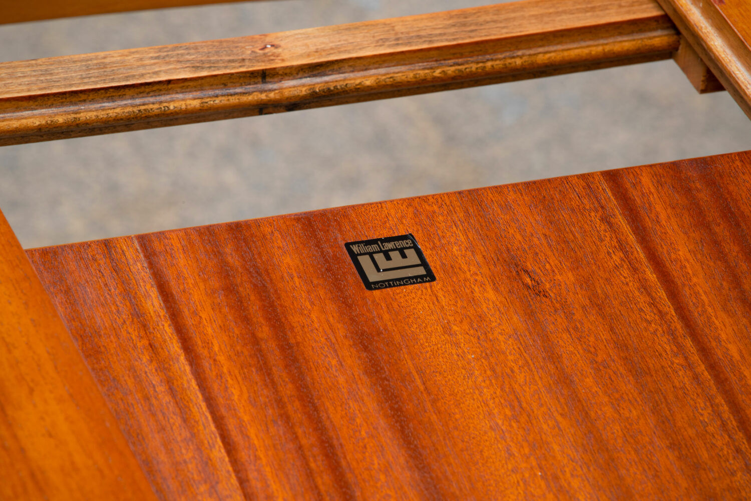 Scandinavian table in blond teck 1960