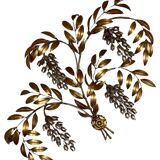 Pioggia D'Oro Wall Lamp in Gold Metal by Hans Kögl, Italy, 1970s