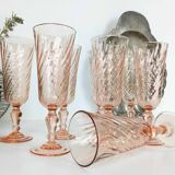 8 flutes a champagne rose