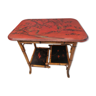 Table served Bamboo by Perret & Vibert late NINETEENTH
