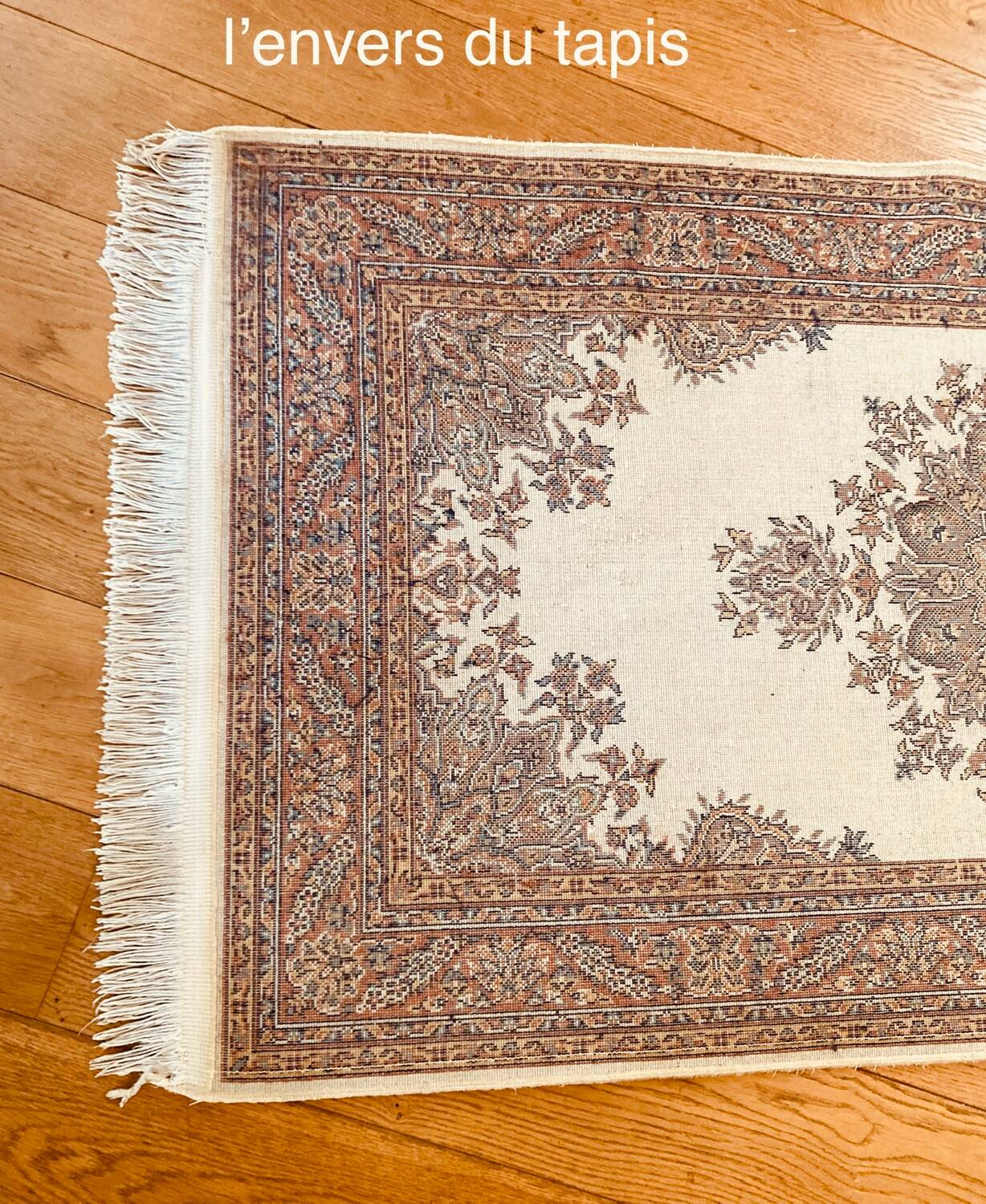 Tapis d’Orient en pure laine vierge tissée main époque XXe