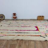 Handmade wool Berber rug 290 X 190 CM