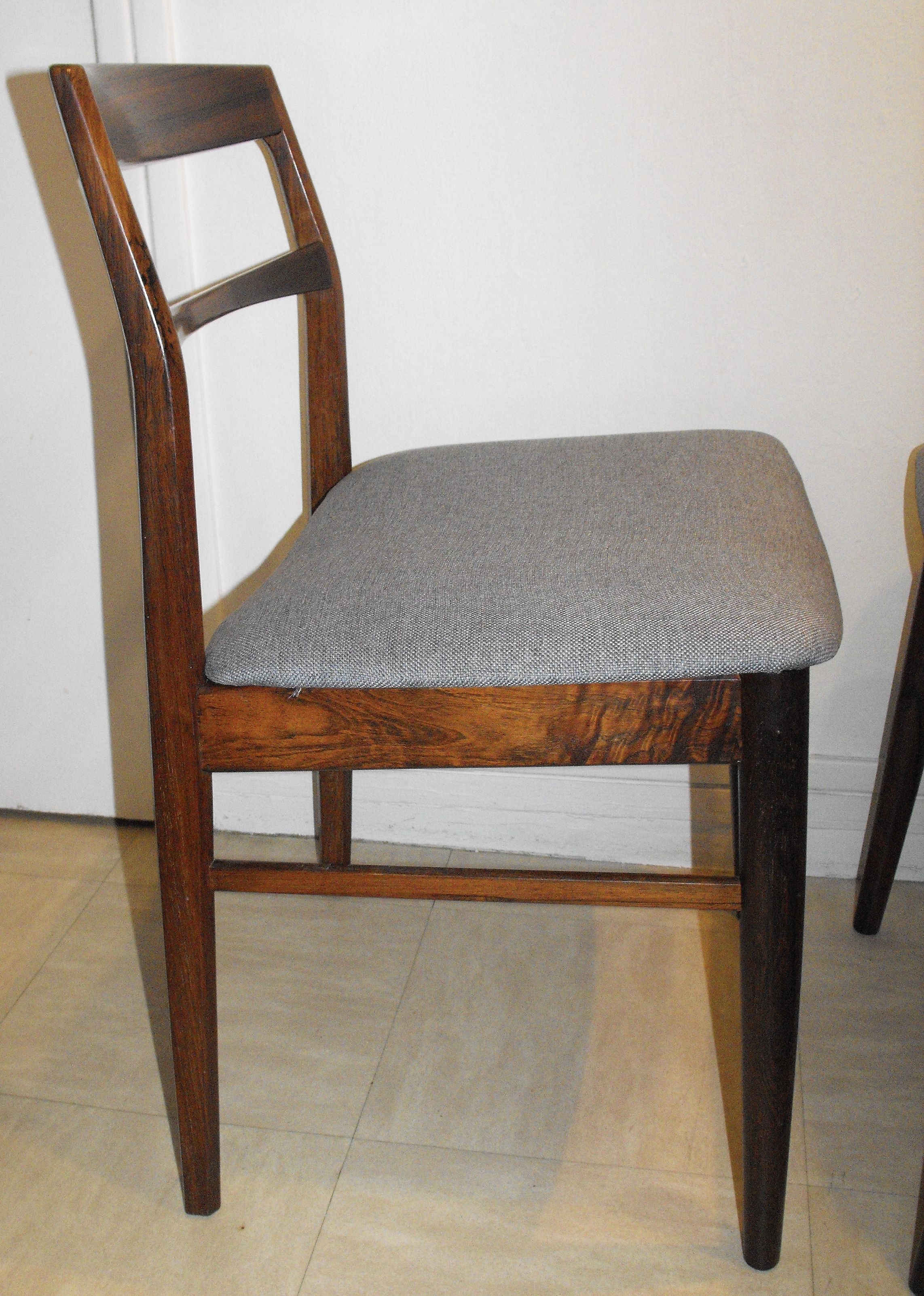 Pair of Scandinavian chairs by Henning Kjaernulf