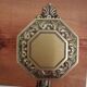Wall-mounted coat rack 3 hooks brass vcr italy - vintage decoration