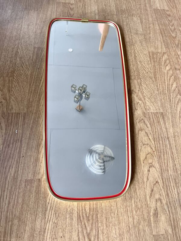 Miroir rétroviseur forme libre 1950 1960