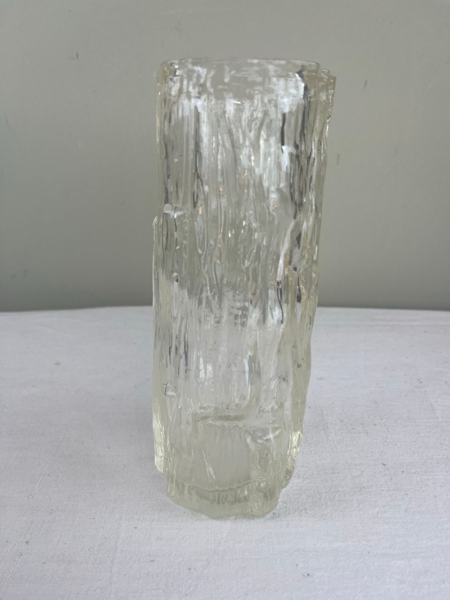 "Glass cascade vase"