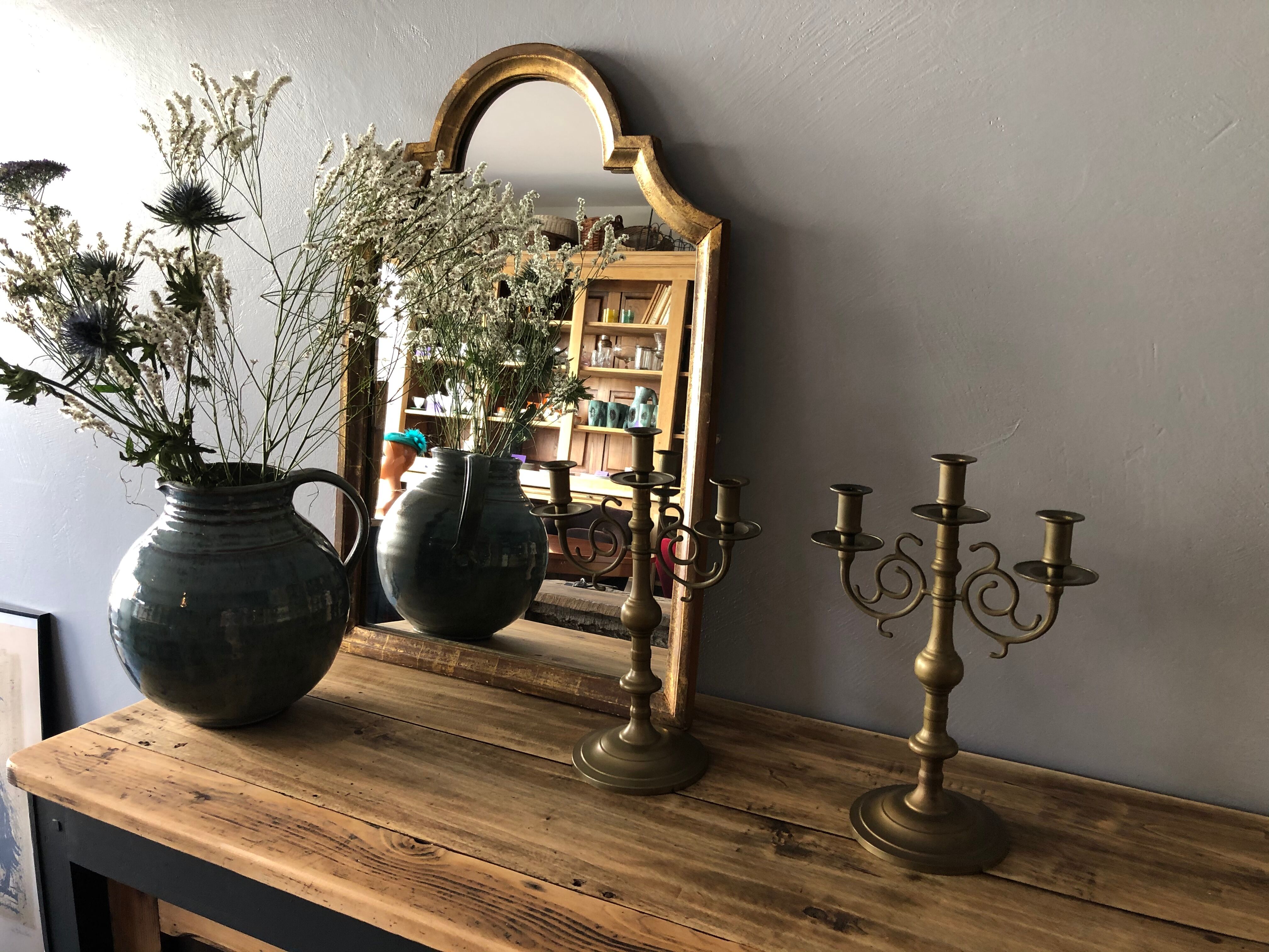 Duo de chandeliers en laiton