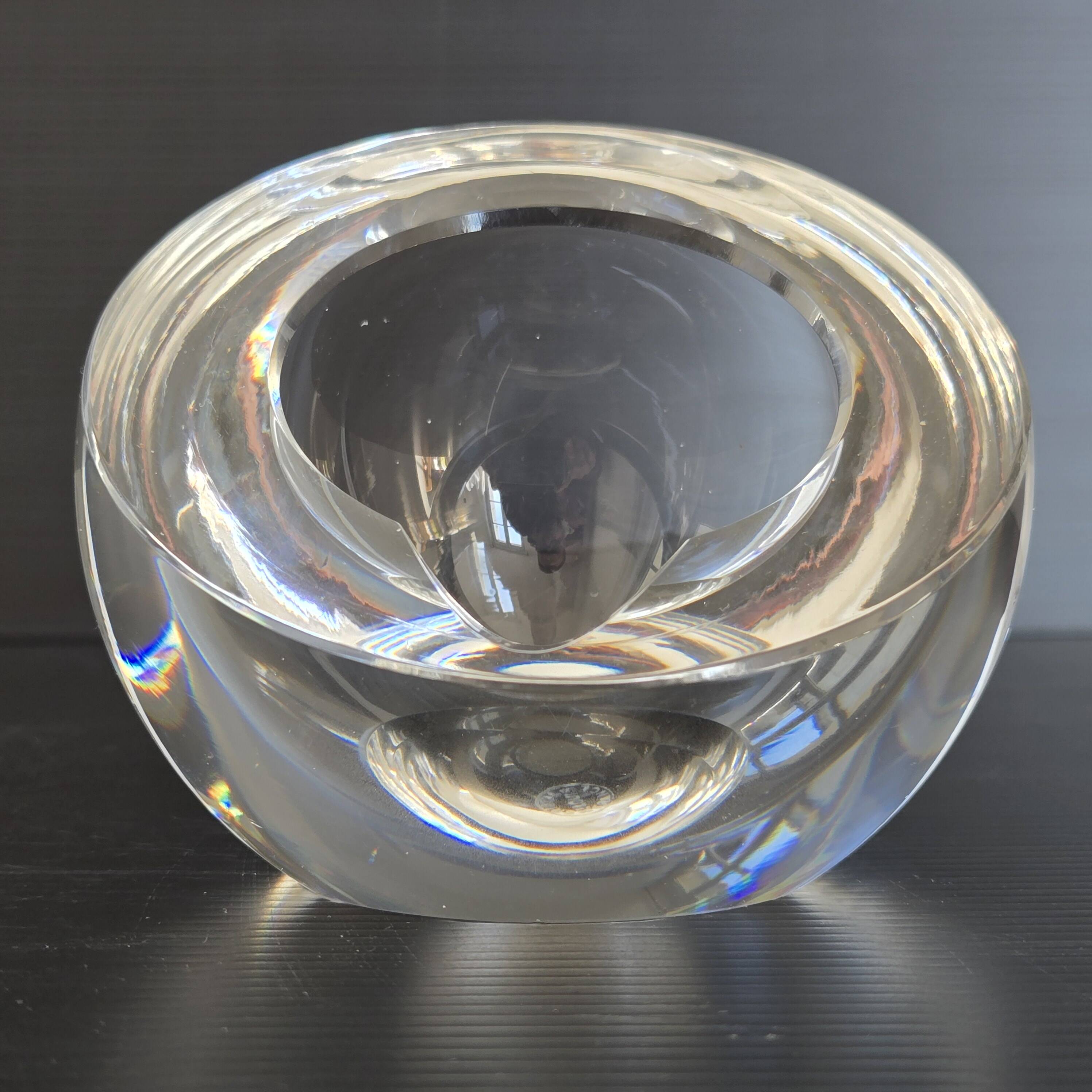 Cendrier vintage en cristal de Saint-Louis