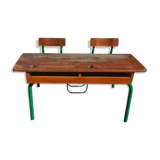 Double school desk
