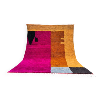 Handmade pure wool rug, size 150 x 250 cm