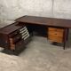 Bureau de direction en bois de rose par Arne Vodder pour Sibast Møbler