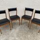 4 chaises danoises en teck