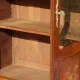 Louis XV library in rosewood marquetry