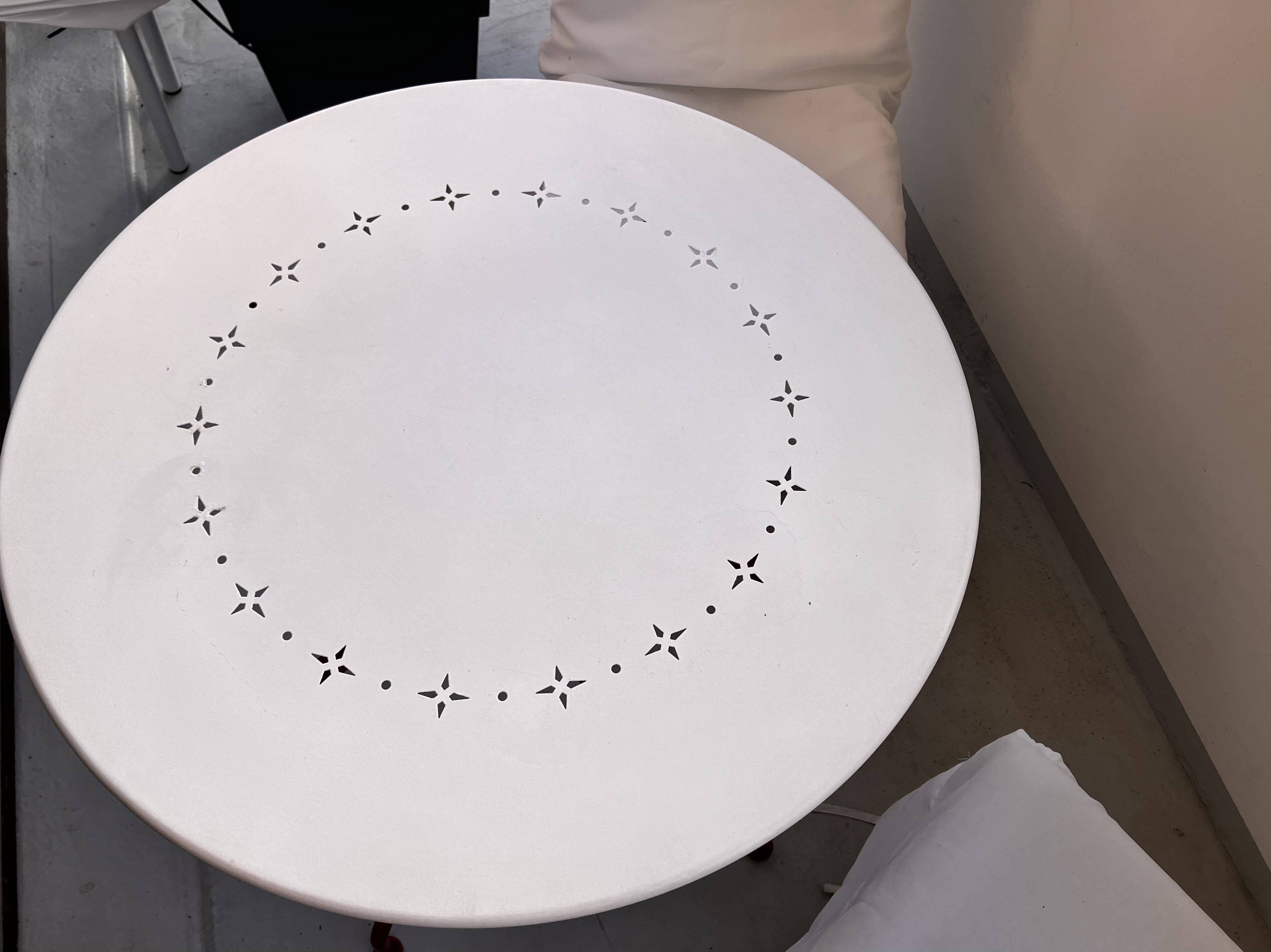 Round garden/balcony table 96cm