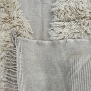 Moroccan Beni Ouarain rug in ecru wool