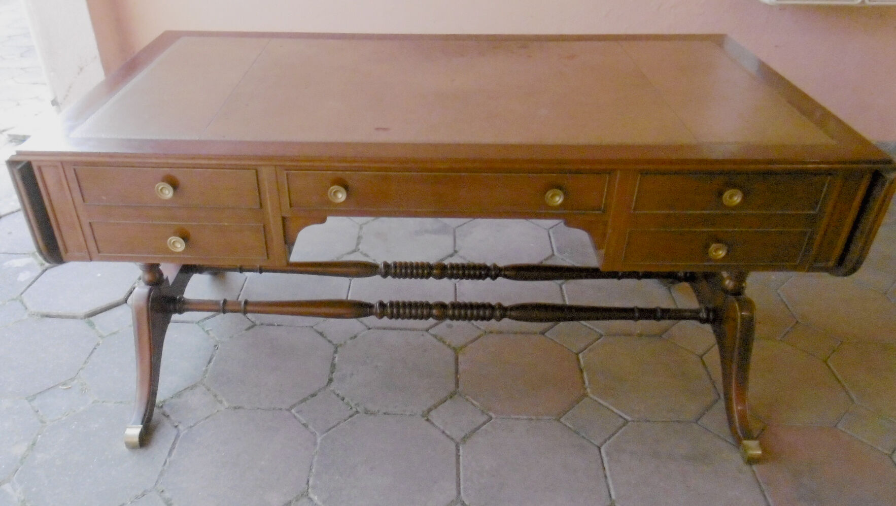 English style mahogany notary office