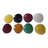 8 Vintage plates, 60s/70s