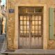 Wooden doors for an old shop front + frame