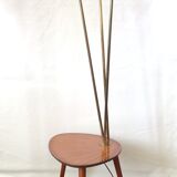 Floor lamp table