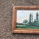 Tableau ancien paysage arboré – Gaëtan Dumas