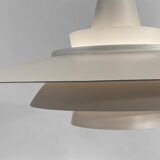 Large layered pendant light by David Mogensen for Superlight. Denmark 1970s