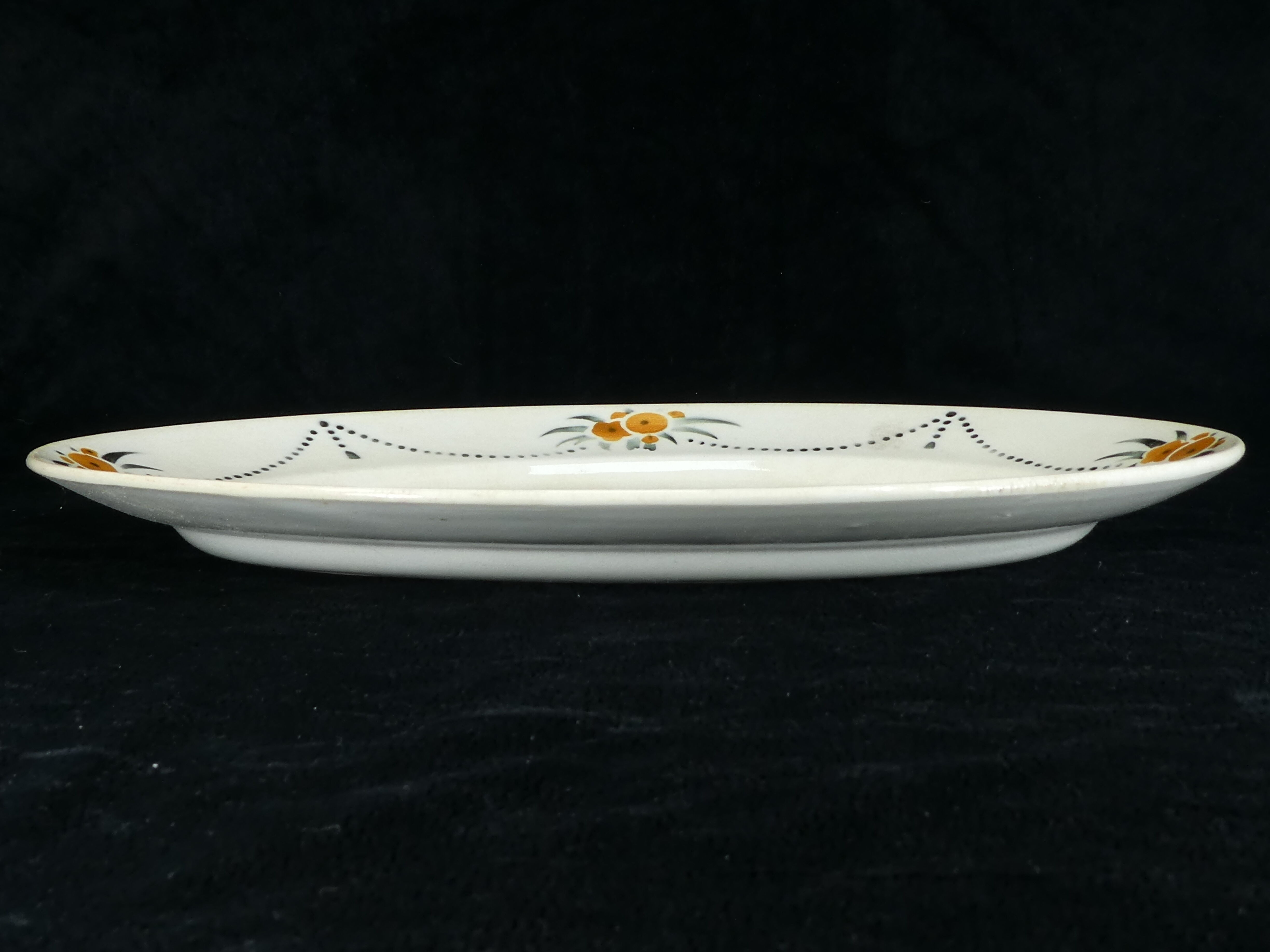 Oval dish badonviller model royal