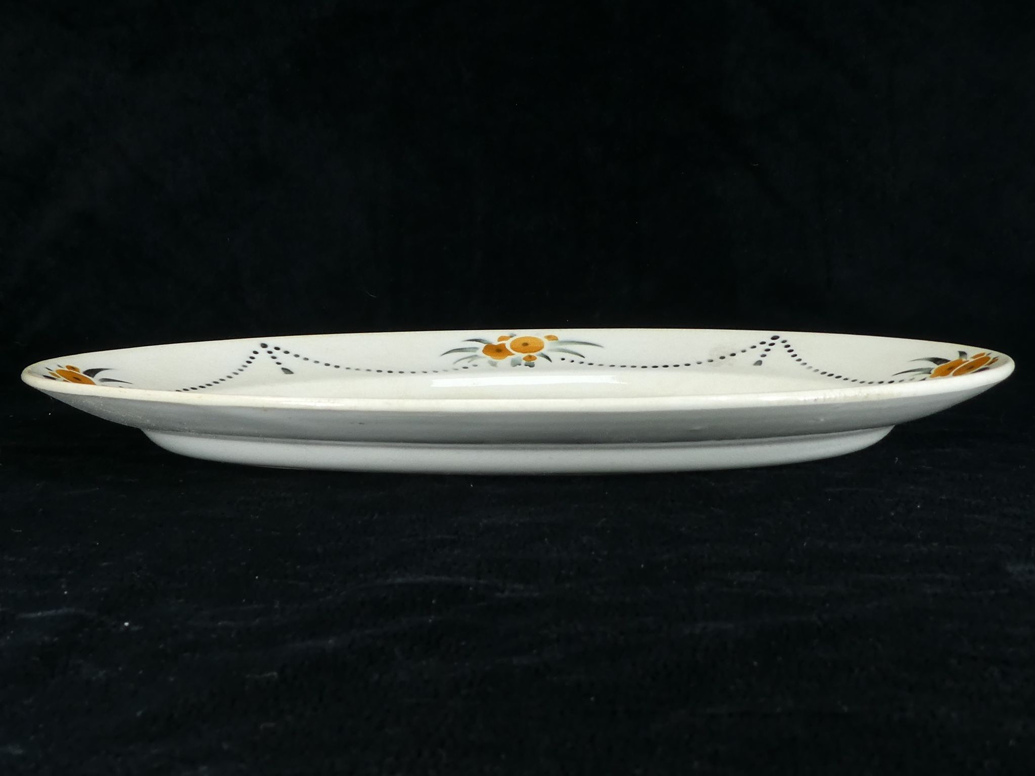 Plat ovale Badonviller modele Royal