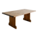 Table basse carrée suédoise vintage en pin, années 1930