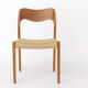 Set of 8 Niels Otto Møller Model 71 Chairs, 1960s Danish Mid Century Modern