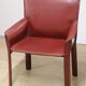 Vintage De Couro leather upholstered armchair, 1980s