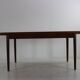 Danish sixties design teakwood extendable dining for Glostrup Møbelfabrik