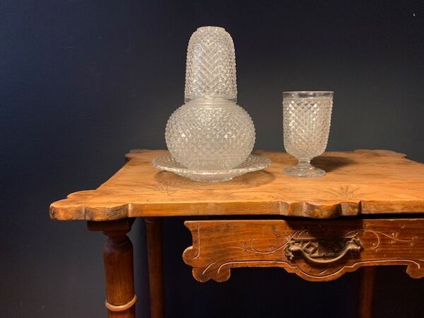 Ancien service de nuit cristal Baccarat fin XIXeme