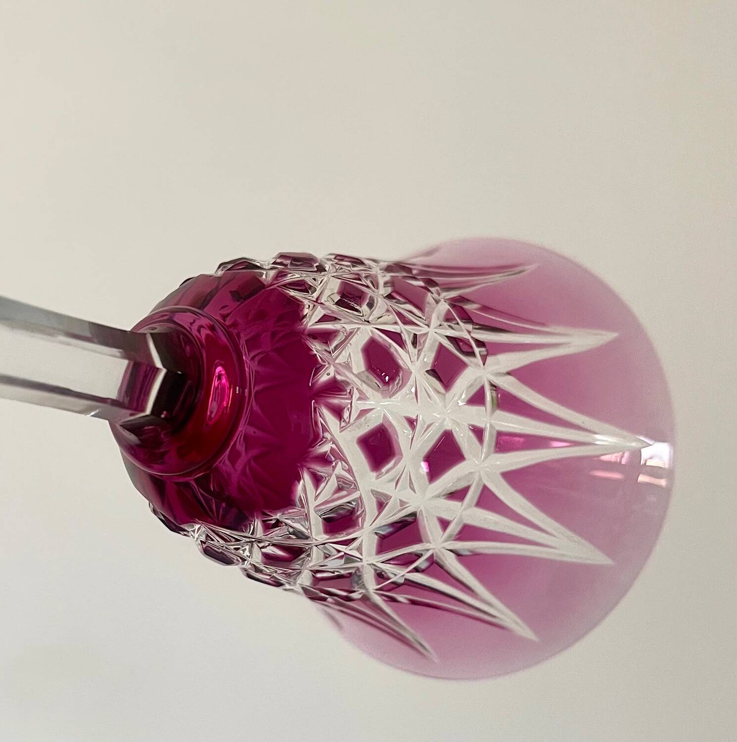 Saint-Louis crystal glass.
