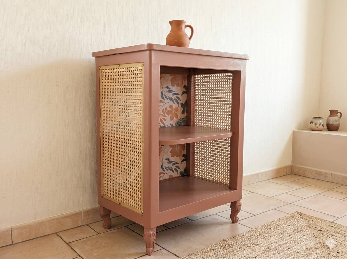 Renovated vintage side table