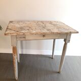 Ancien bureau bois patiné