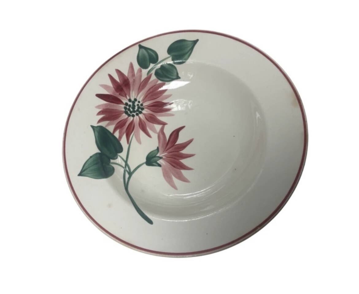 Floral deep plates hbcm