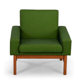 Green AP34/1T armcchair by Hans J. Wegner for A.P. Stolen, 1960s