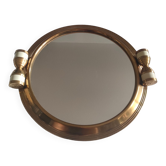 Plateau miroir art déco
