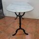 Table bistrot dessus marbre