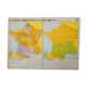 Large school poster history, geographic in 1789 two-sided
