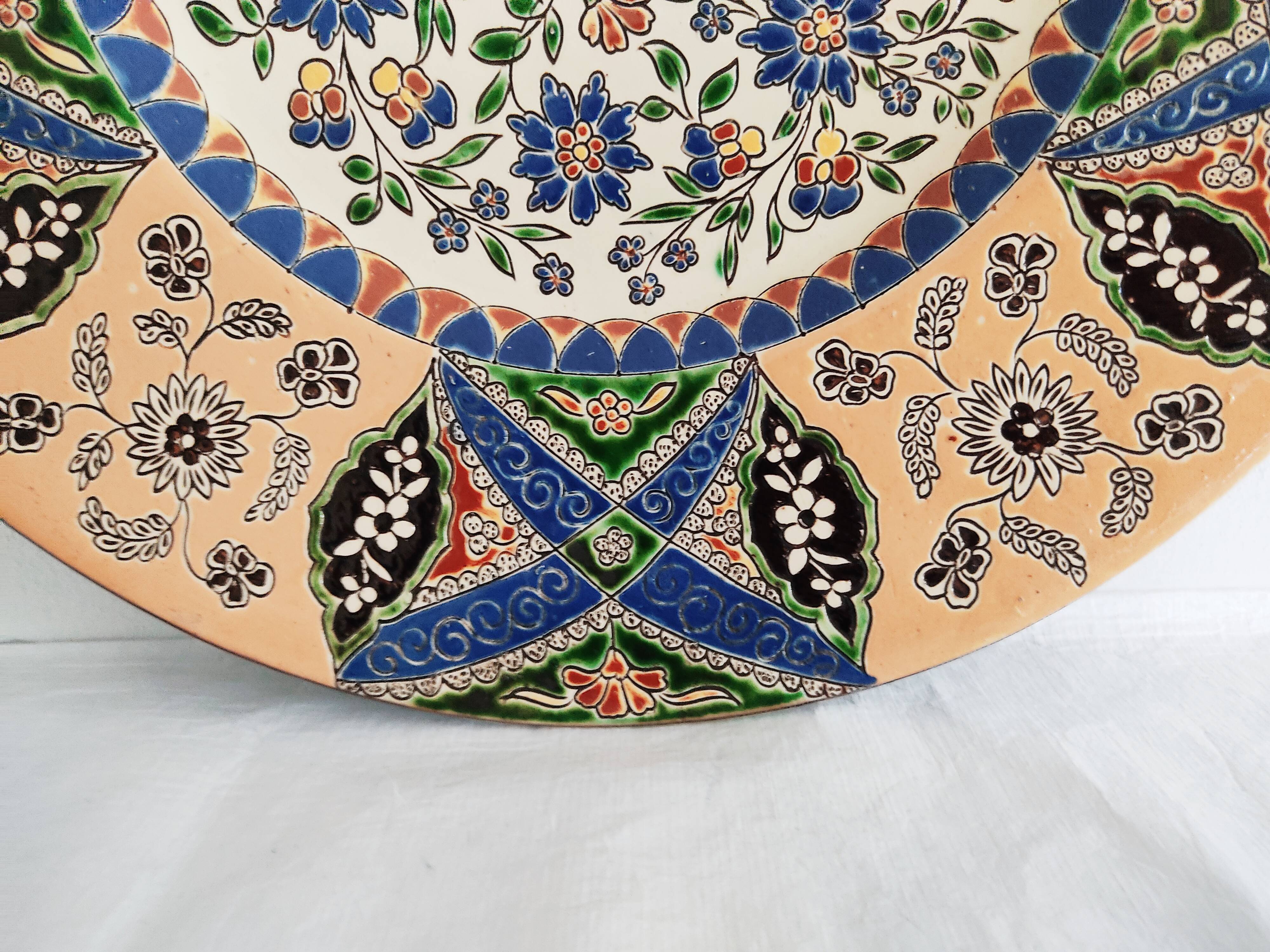 Assiette 36 cm de diamètre Céramique de Thoune