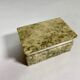 Vintage granite jewelry box with green veins