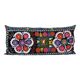 Housse de coussin brodée vintage 119x61 cm