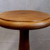 Pedestal table console solid wood furniture plant holder