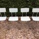 Formica table set with extensions + 4 Plastilux chairs